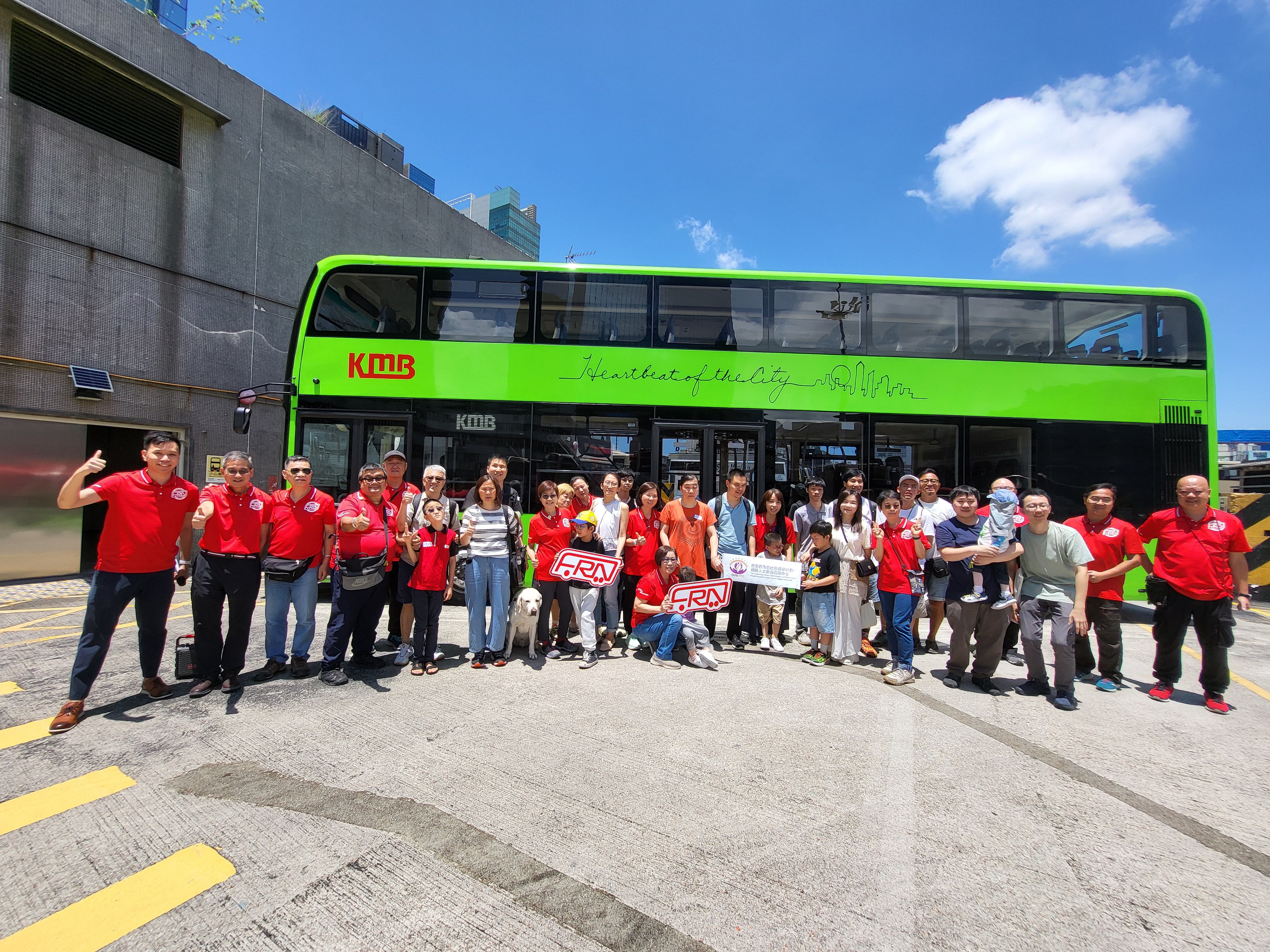 KMB Depot Tour for the Visually Impaired