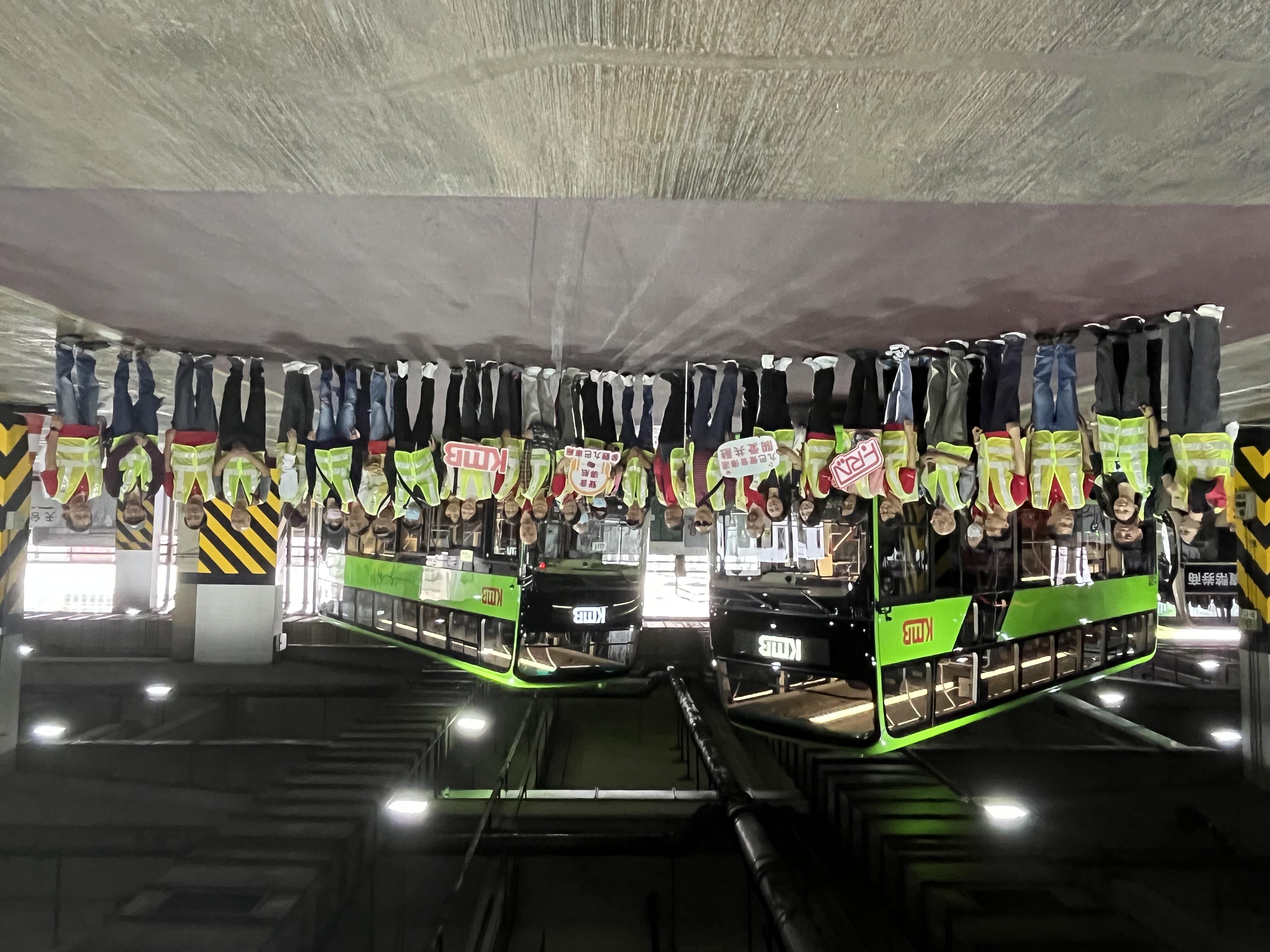 KMB Depot Tour for the Visually Impaired